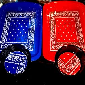 Personalized rolling trays and matching ashtray